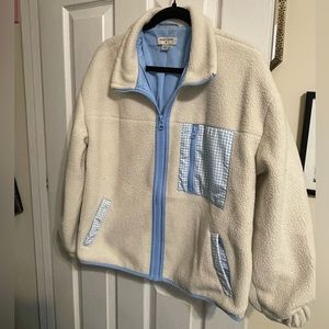 Women's Sandy Liang x Target Sherpa Fleece Jacket Birch - size L